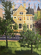 House across from LaFayette Park by Ralph Papa